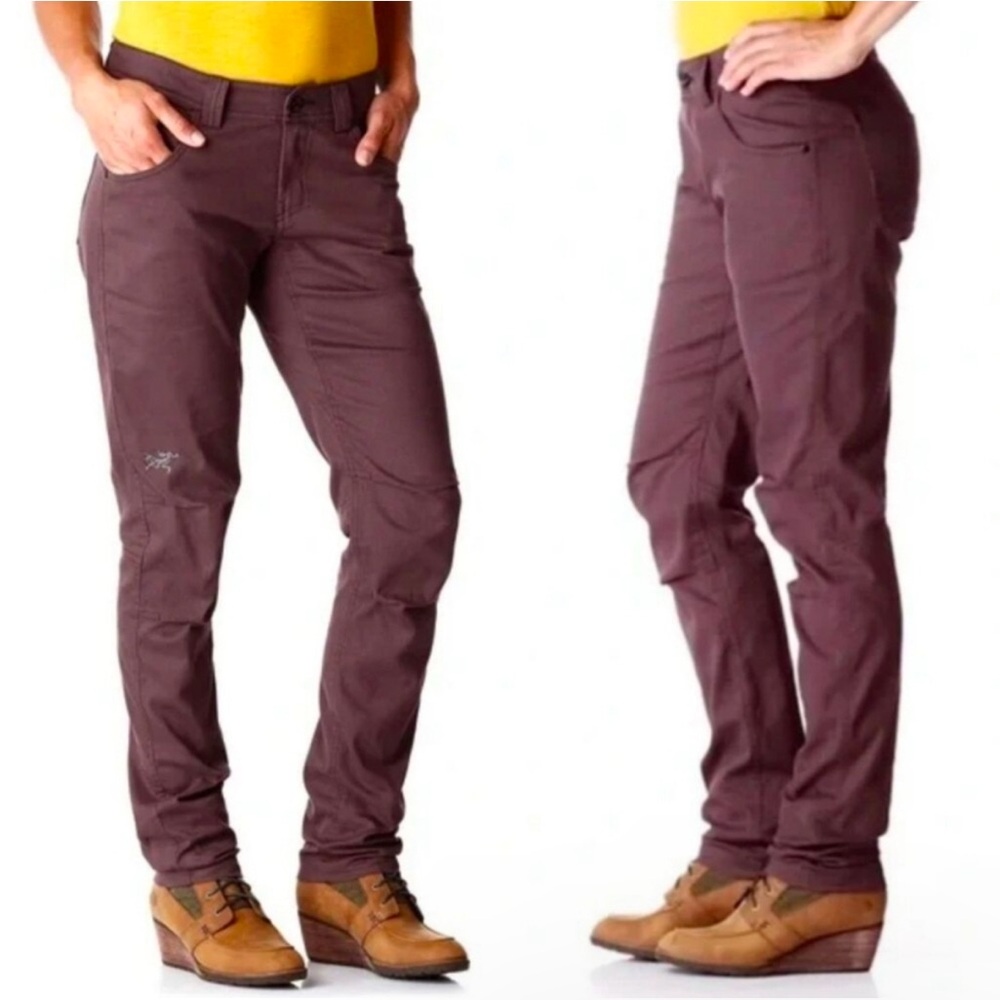 Arc'teryx Women's Skinny Pants in Dark Brown